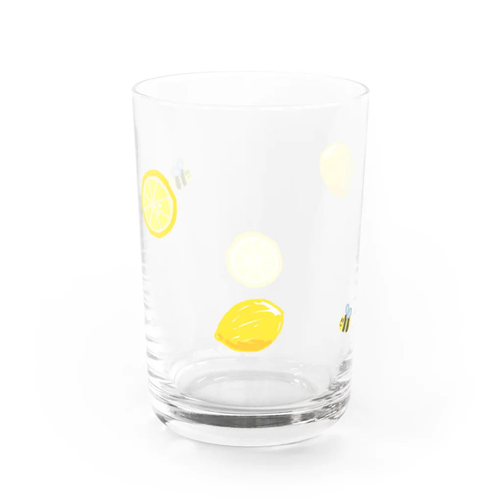 わおさきのハチとレモン Water Glass :right