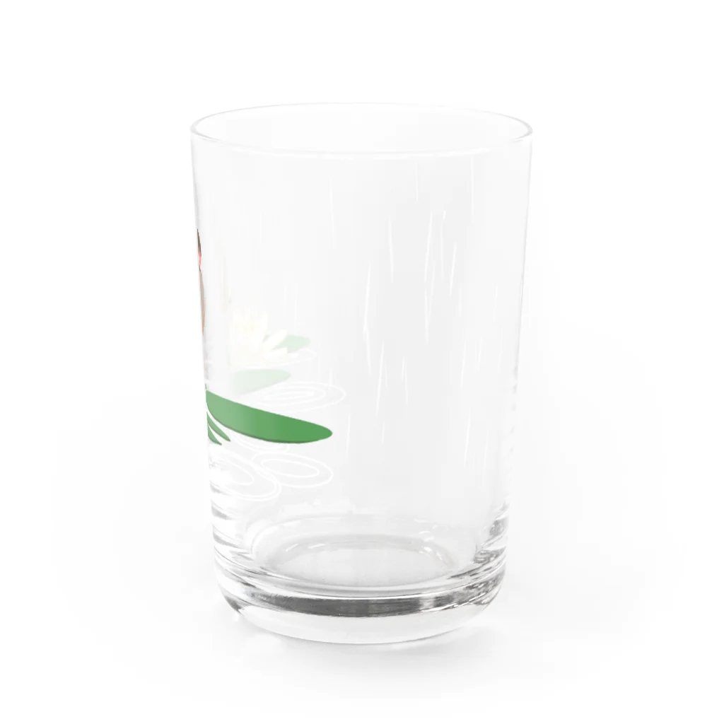 たかはらのケロケロ文鳥 Water Glass :right