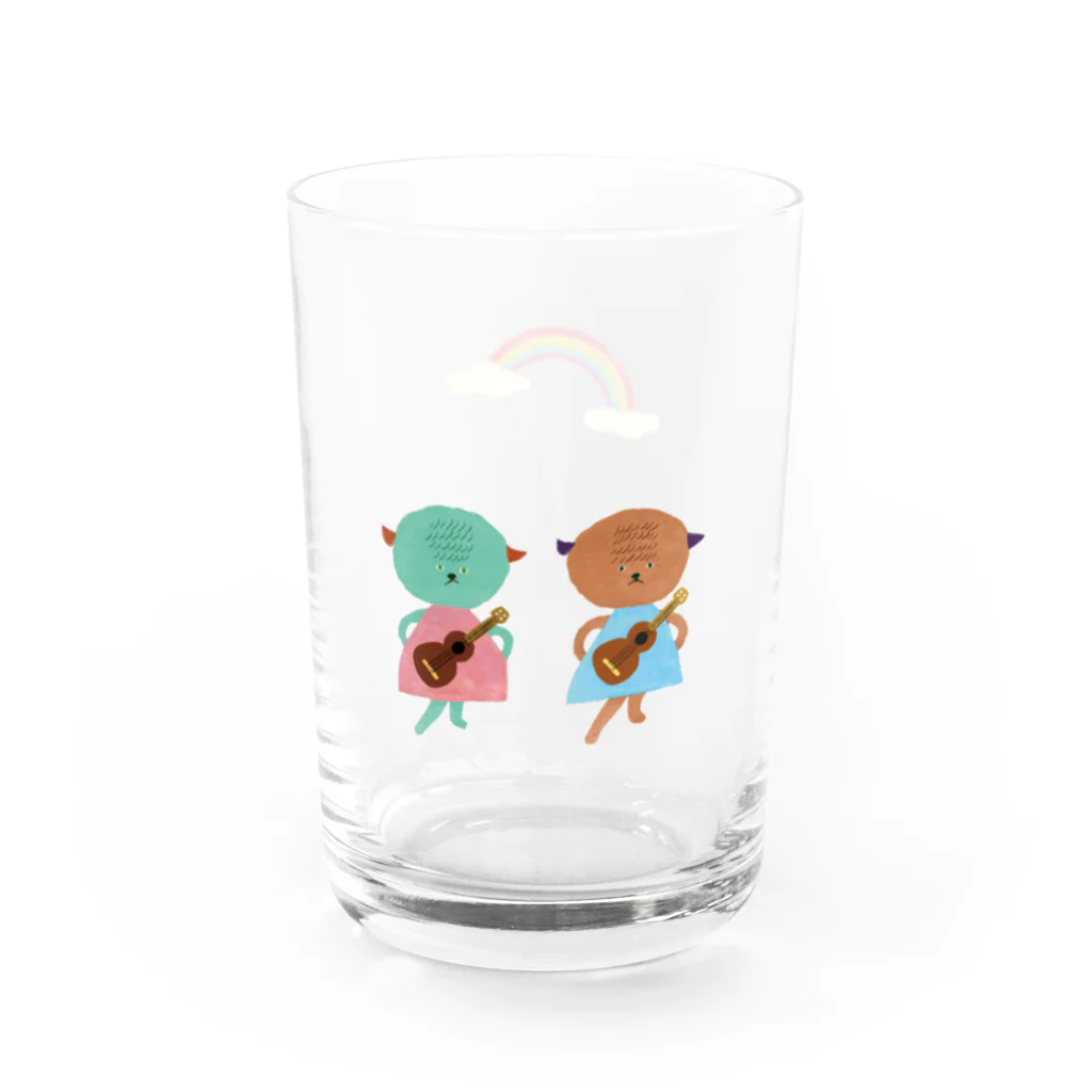 maccoのウクレレちゃん Water Glass :right