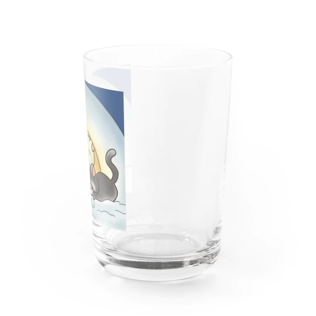 まめまま（フェレット）のフェレットかまくら雪 Water Glass :right