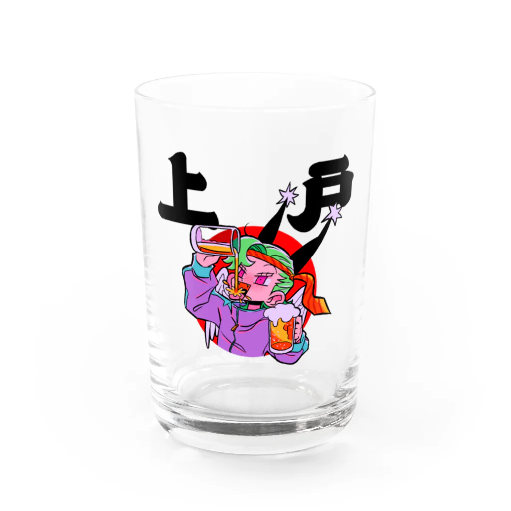 メイドイン極楽スズリ店の上戸用 Water Glass :right