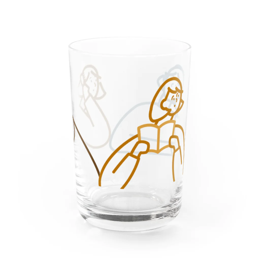 7a2a3の3人 Water Glass :right