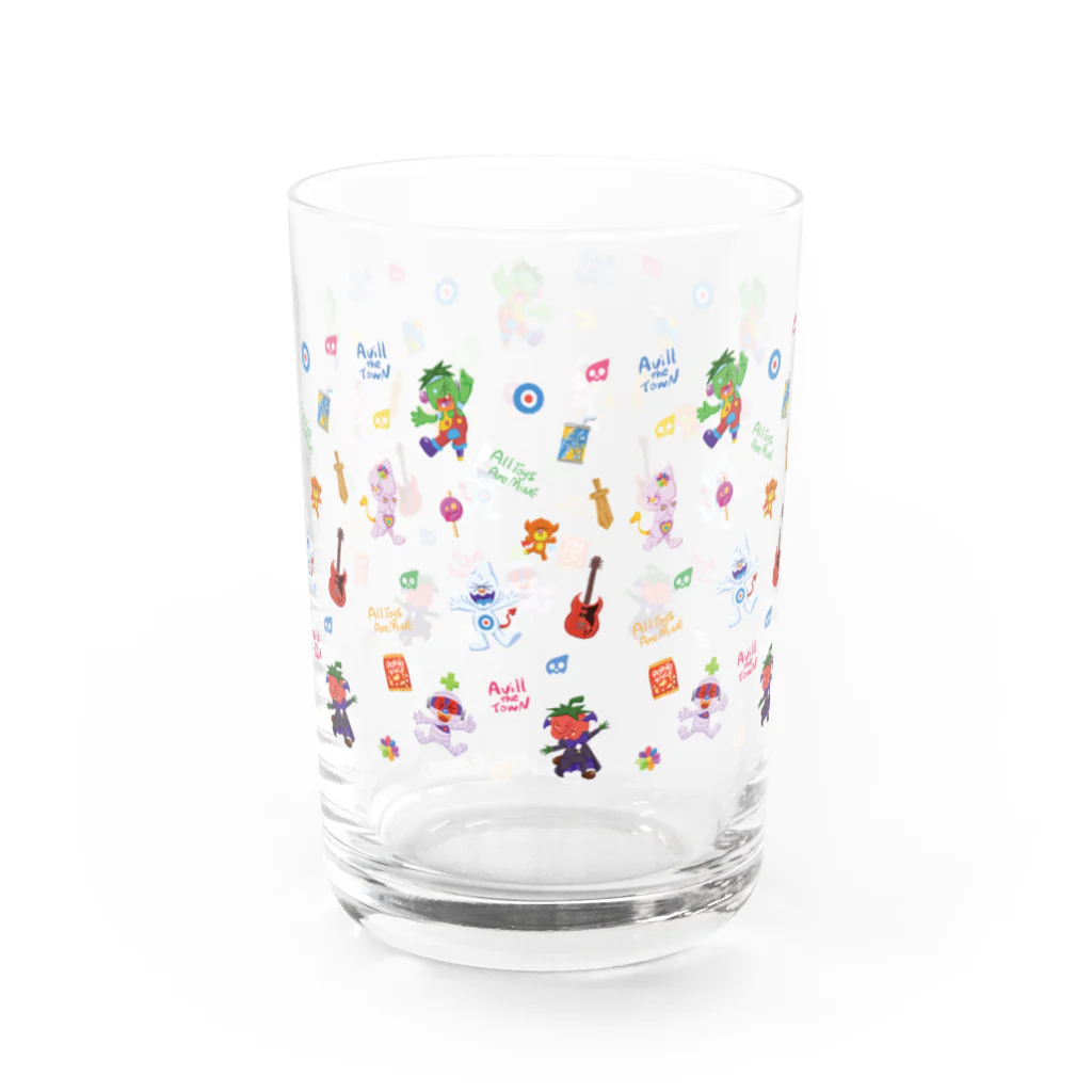 SimbaStudio ShopのAvill Pattern Glass Water Glass :right