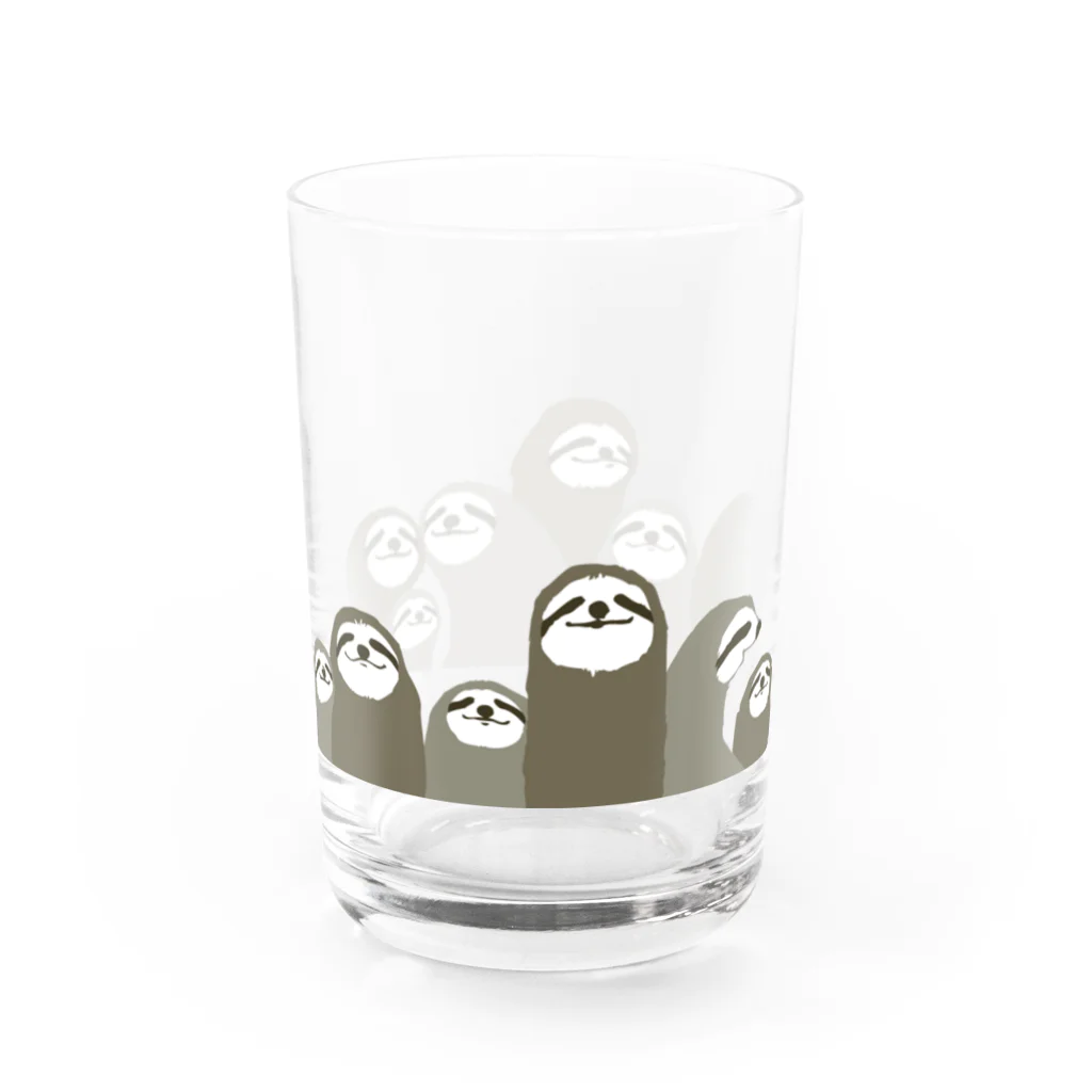 タバタ画房のみんななかよし　なまけもの Water Glass :right