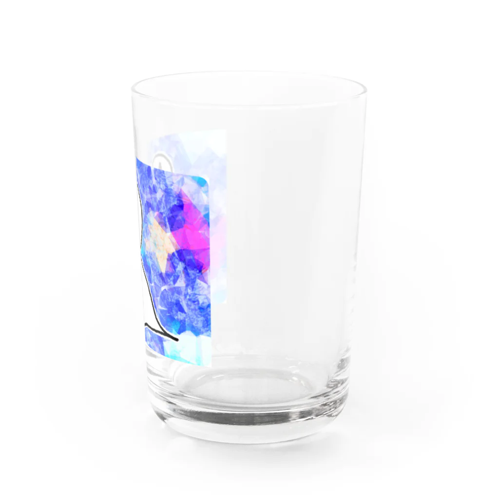 みおげのダイナそーグラス //宇宙旅行とりけらちゃん Water Glass :right