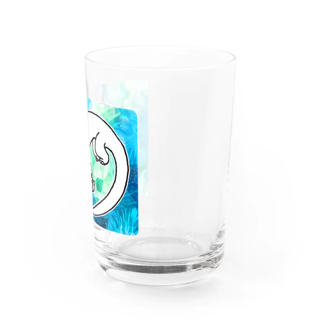 みおげのダイナそーグラス //宇宙旅行すーぱーざうるすちゃん Water Glass :right