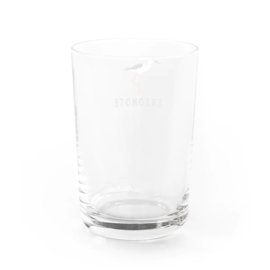 しまのなかまfromIRIOMOTEのIRIOMOTE セイタカシギ Water Glass :right