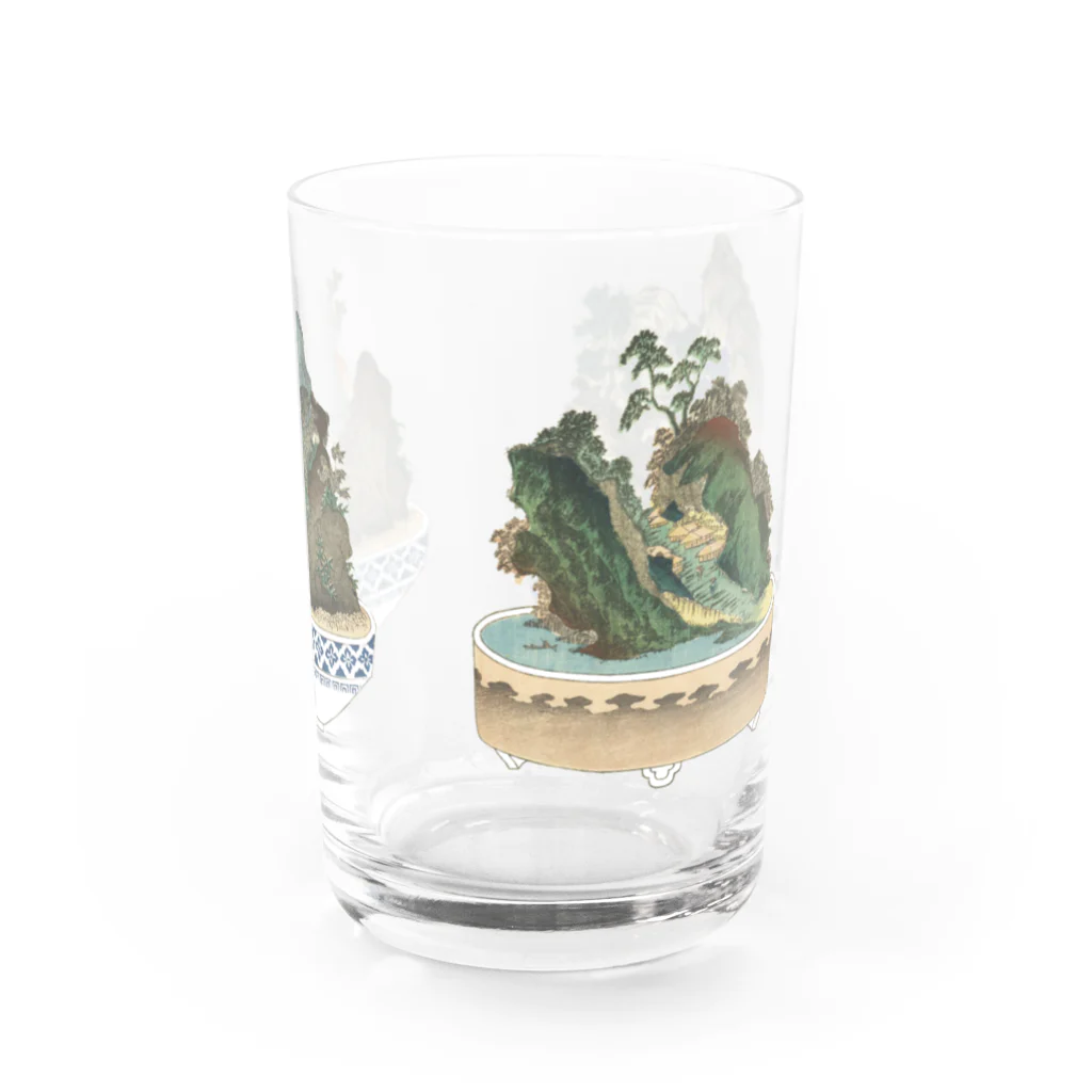 古書　天牛書店の江戸時代の盆栽＜鉢山図絵＞ Water Glass :right