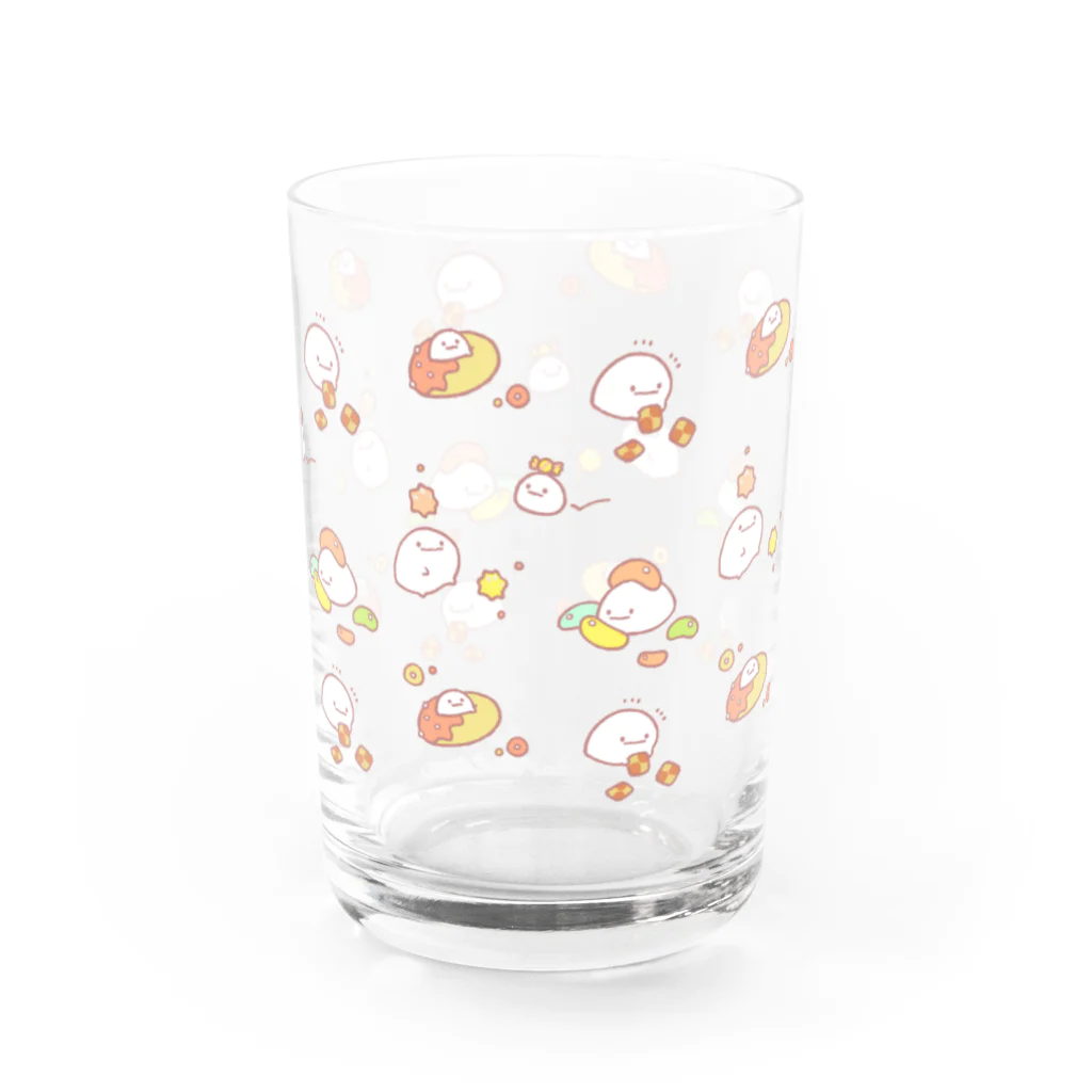 なぞのいきもののおやつタイム Water Glass :right