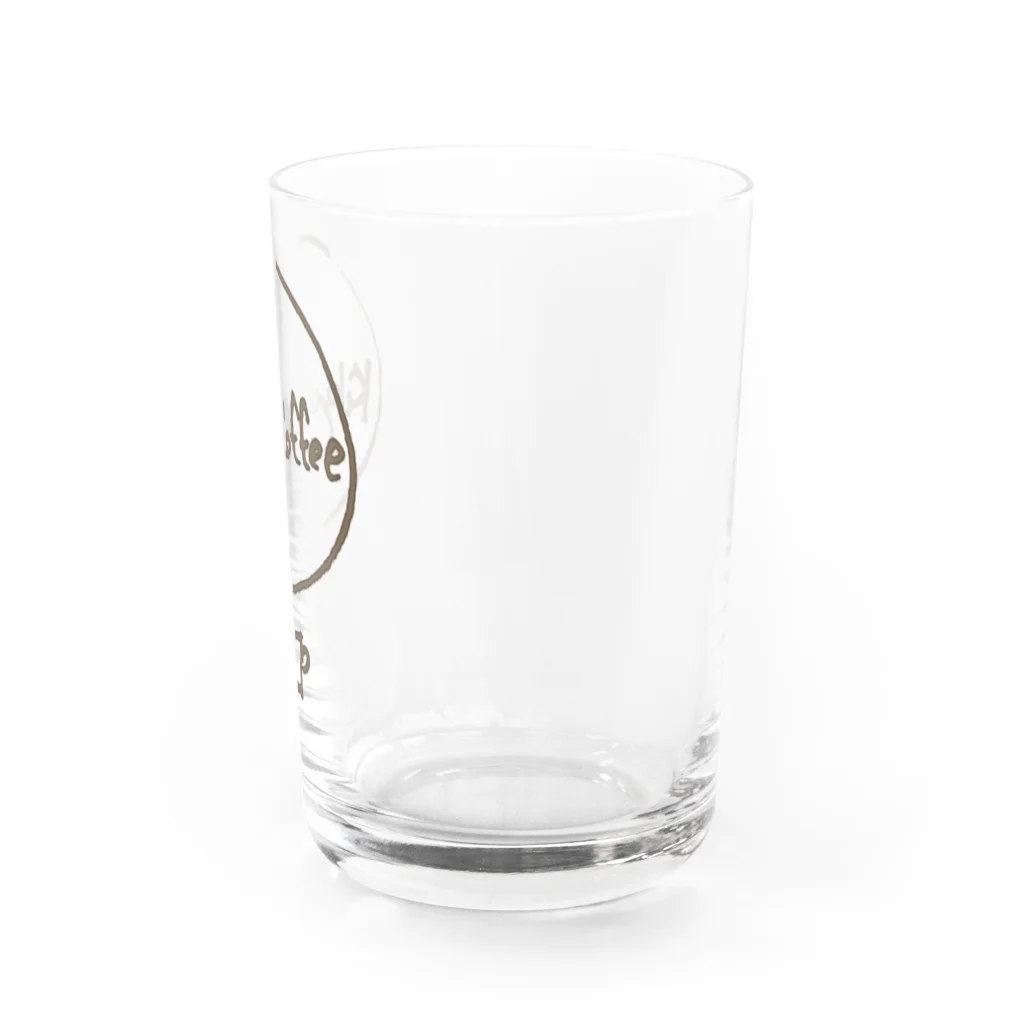 気球コーヒーの気球コーヒーロゴ　ハンドライト Water Glass :right