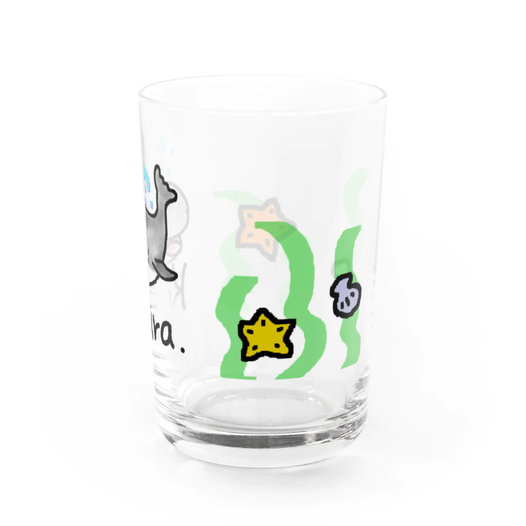 ぱくまる水産のくじら Water Glass :right