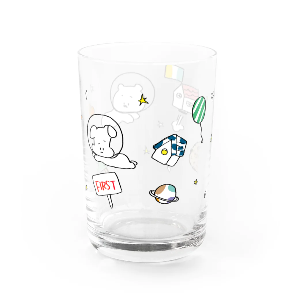 egu shopのspace（黒い炭酸用） Water Glass :right