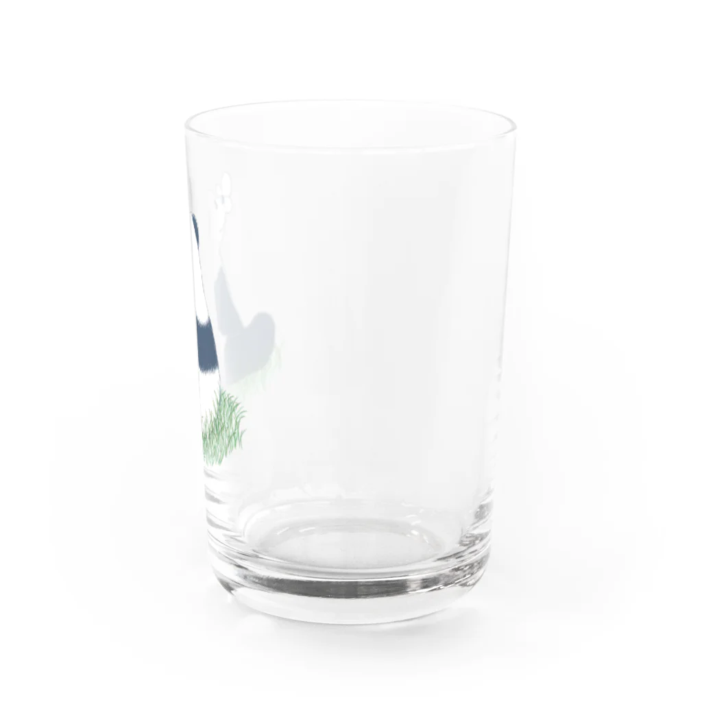 and_paddyのパンダとちょうちょ Water Glass :right