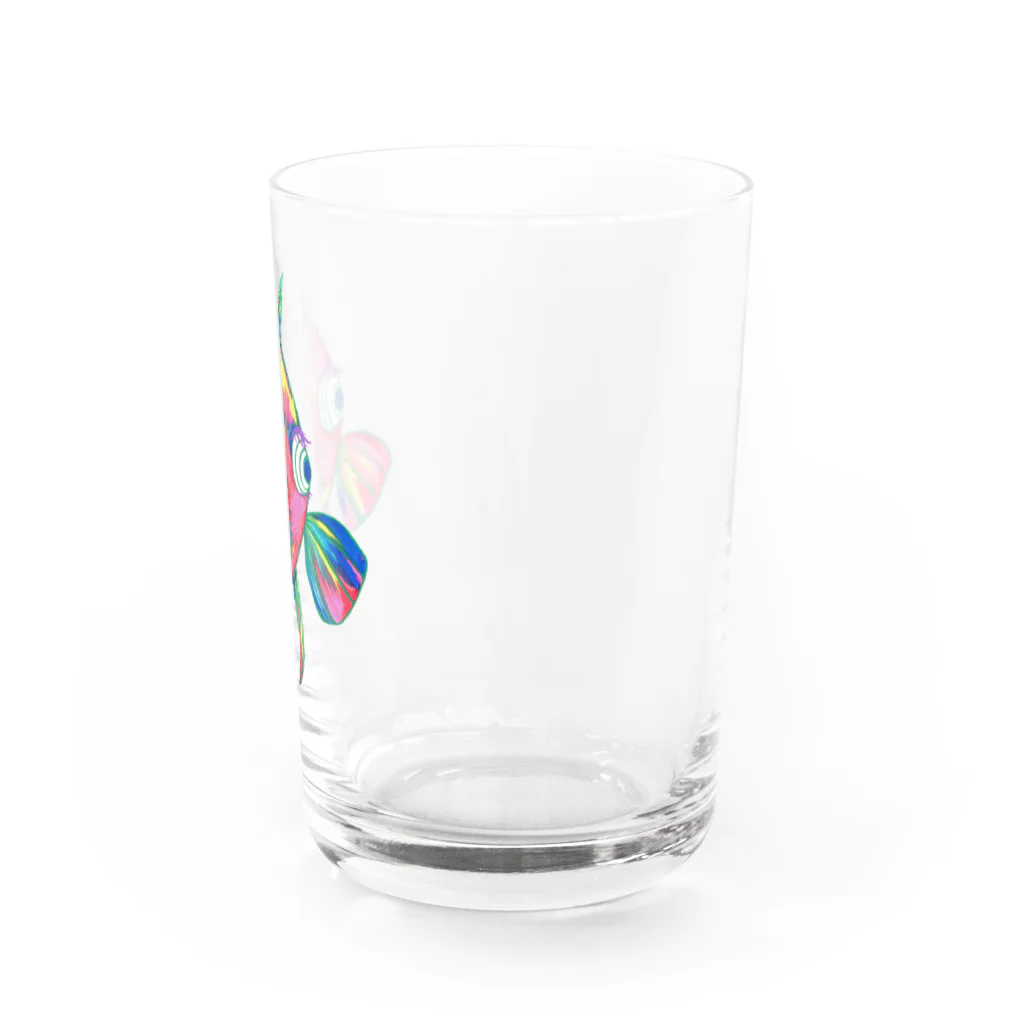 サカナ屋さんのmaacoステッカー Water Glass :right