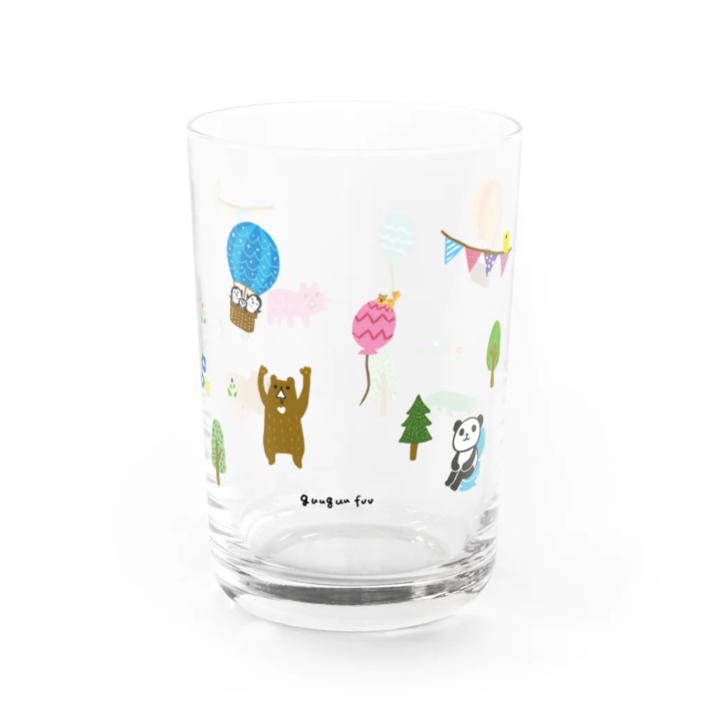 まるぺ 脱力グッズ屋さんの森の激ゆる動物たちのグラス Water Glass :right