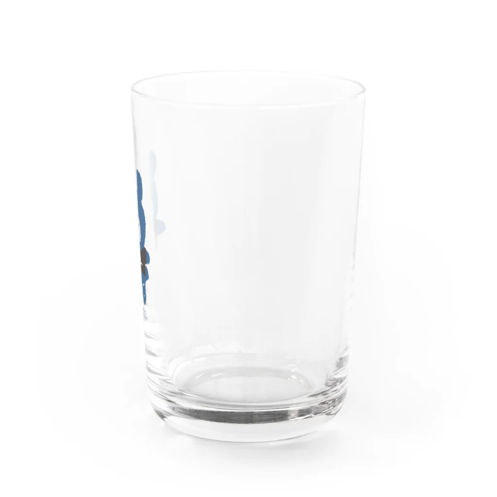 りのくまちゃんのCLASSIC BLUEりのくまちゃん Water Glass :right