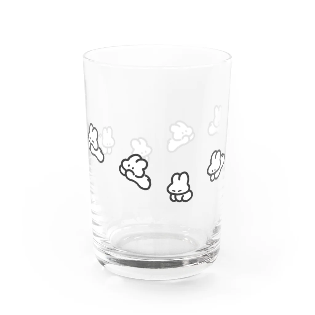 みずしままゆこのぴょんぴょんうさちゃん(ぺっとのうさ) Water Glass :right