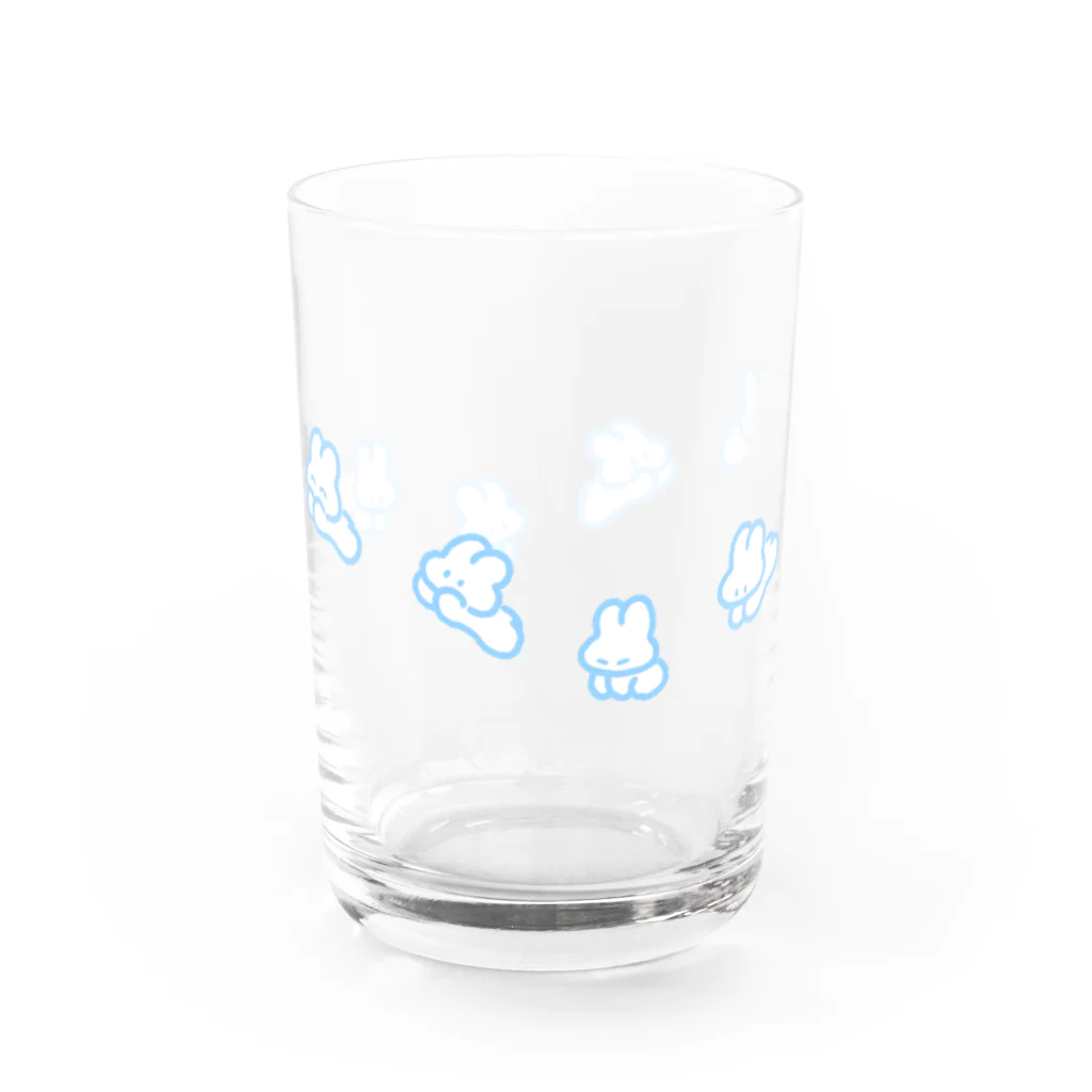 みずしままゆこのぴょんぴょんうさちゃん（ぺっとのうさ） Water Glass :right