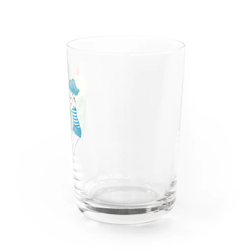 神谷みなみのメロンソーダガール Water Glass :right