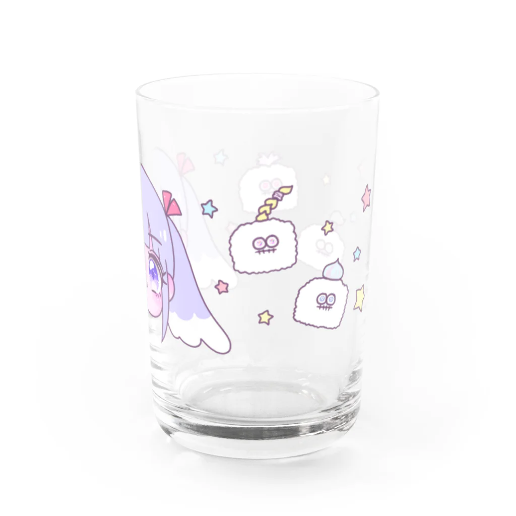 ぐみいの女の子とへんてこさん Water Glass :right