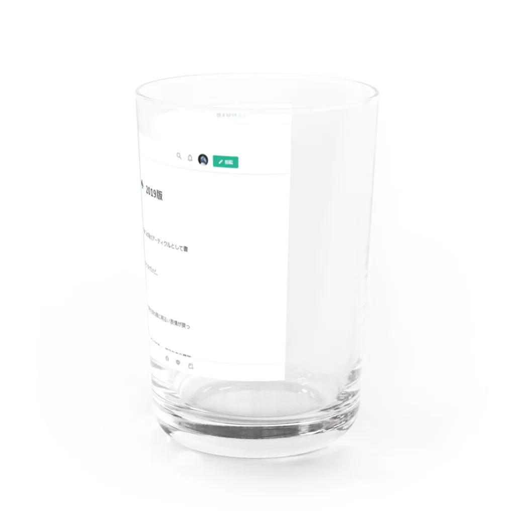 taizoooの今年のベスト　…なのか　2019版｜dannna_o｜note Water Glass :right