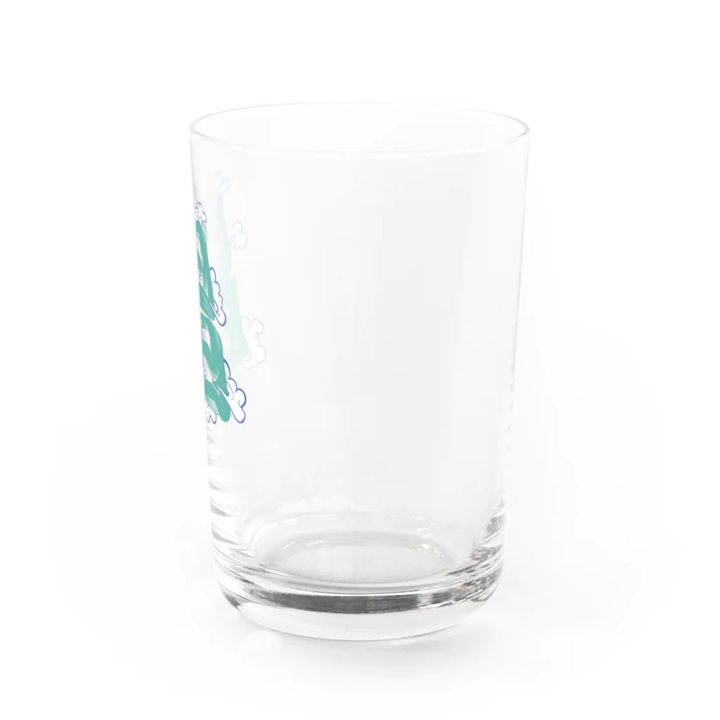 hashi96の日田くん　ブルー Water Glass :right