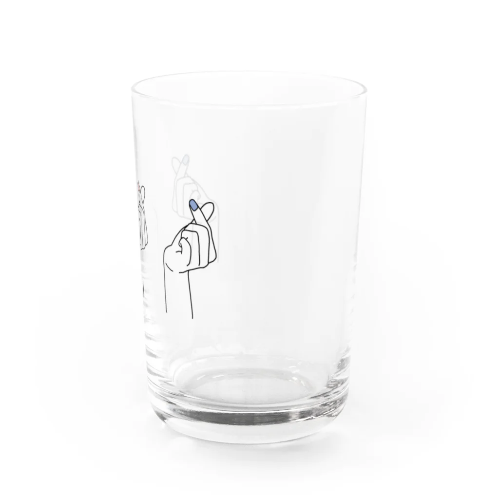 cheon.のローセレ指ハート Water Glass :right