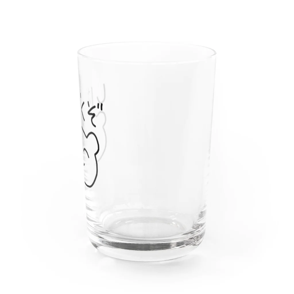 おひるねらいおんのしばくぞくん Water Glass :right