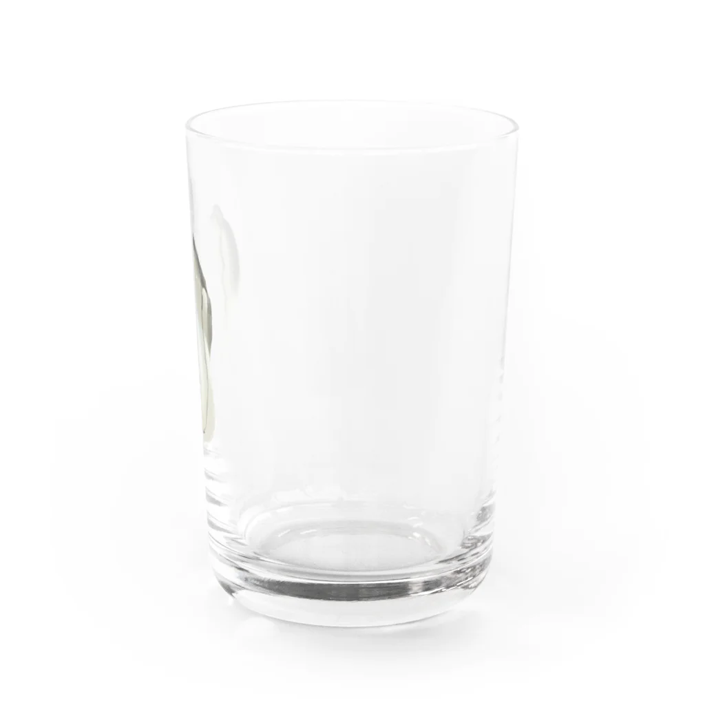 絵を描くサンマの海のミルク Water Glass :right