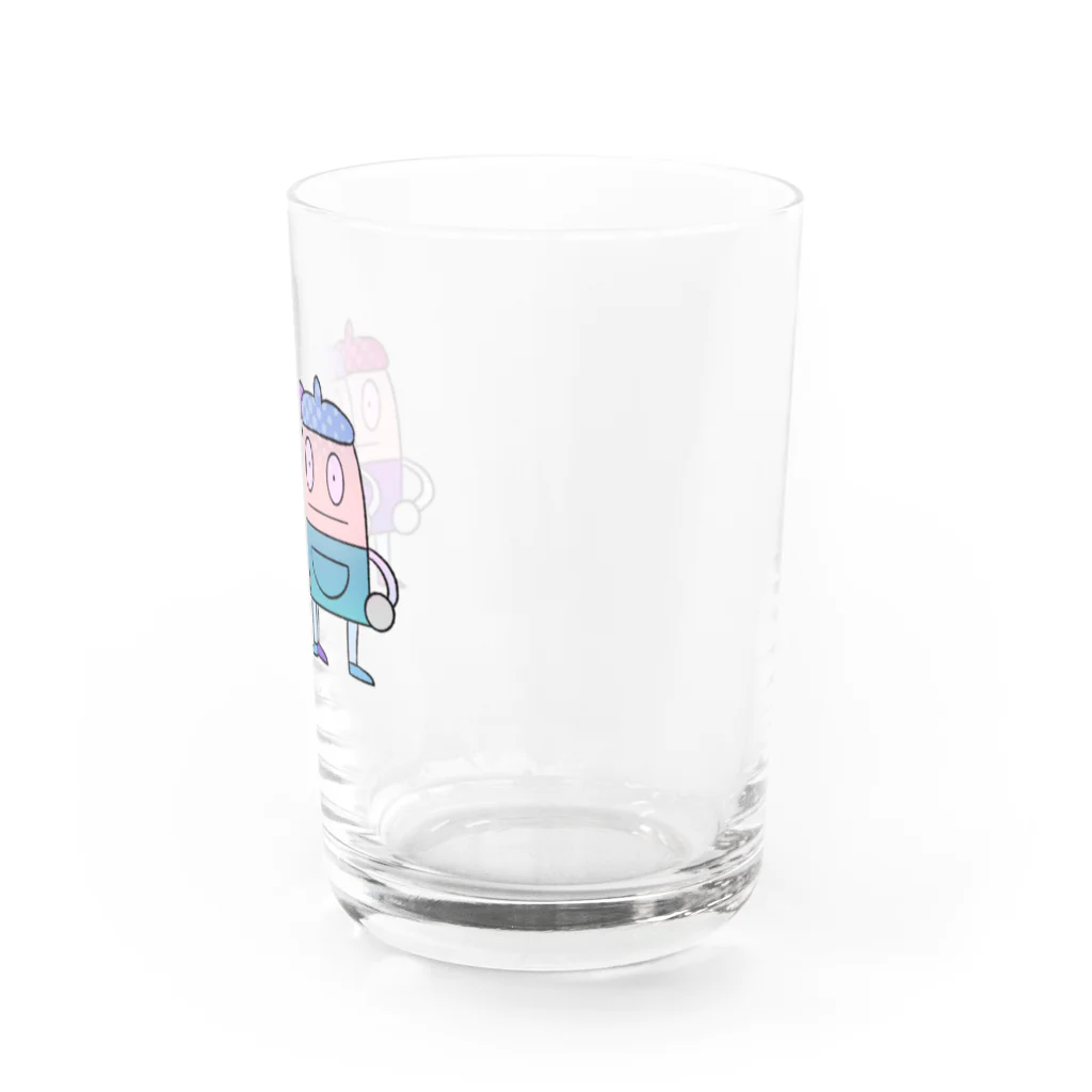 卵白まぜるのかくのくん Water Glass :right