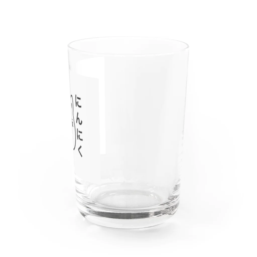 yami_poemのにんにくうさぎ Water Glass :right