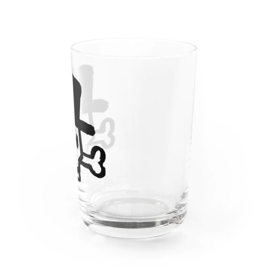 ガイコツギターのガイコツ帽子 Water Glass :right