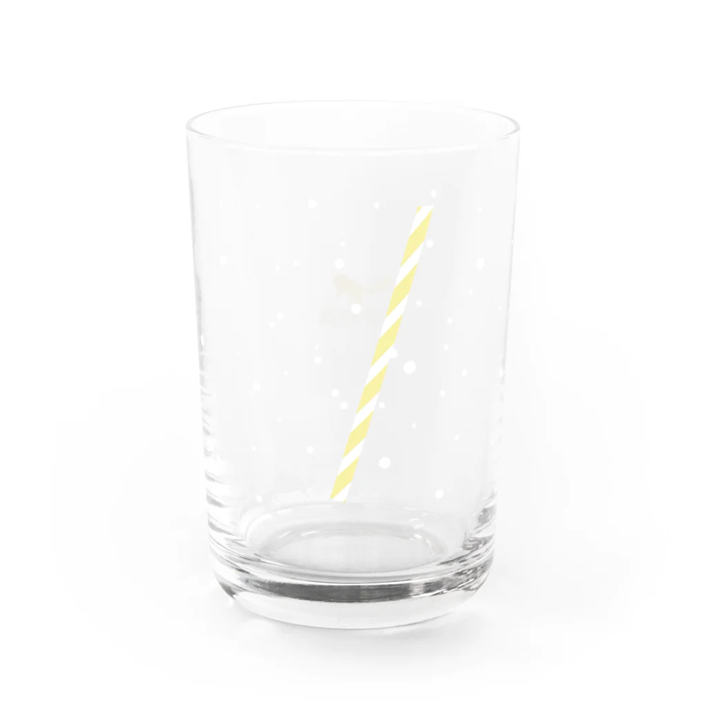 kissa polaris｜喫茶ポラリスのなんでもクリームソーダグラス_yellow Water Glass :right