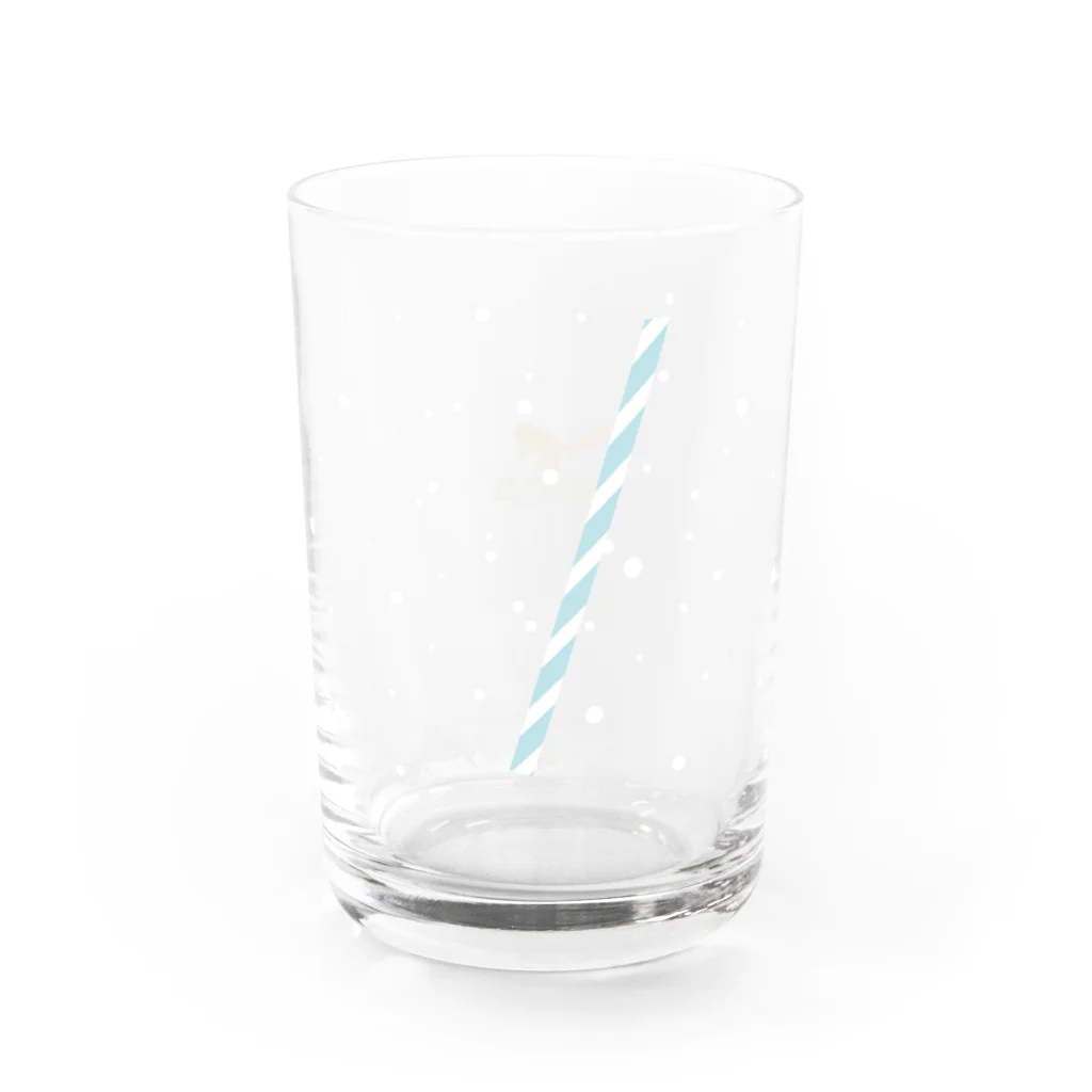 kissa polaris｜喫茶ポラリスのなんでもクリームソーダグラス_blue Water Glass :right