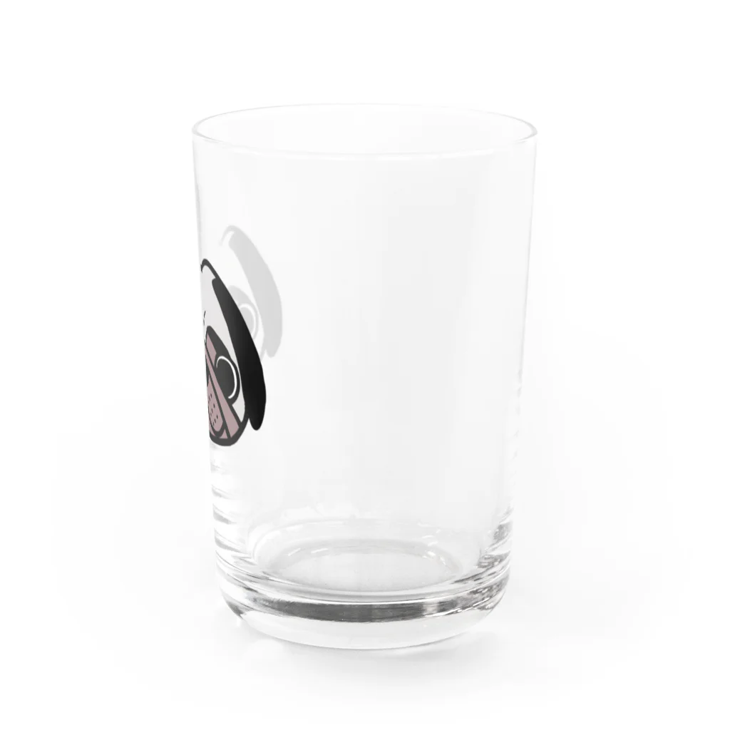 ゴロ画伯におまかせ！のパグおじさんゴロ画伯 Water Glass :right