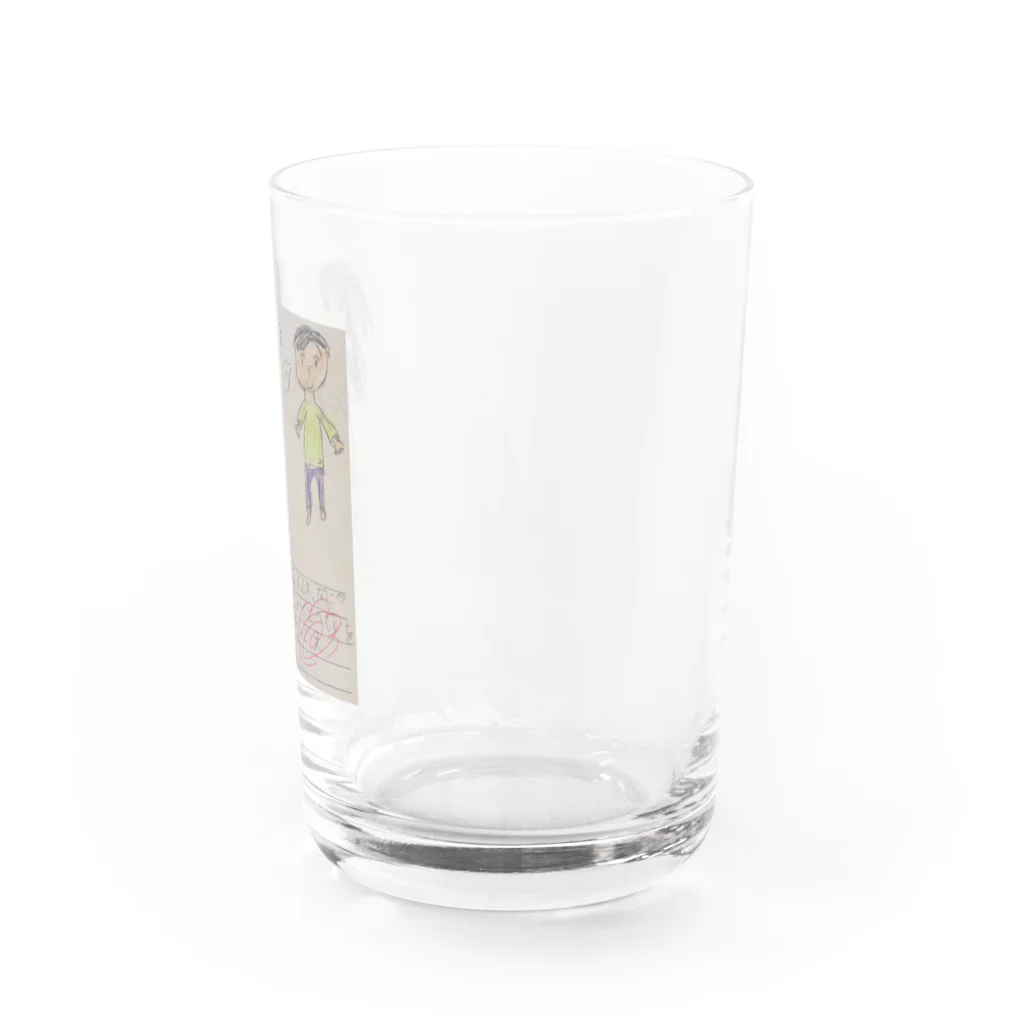 味噌うなぎ🍪3日目のしなさいハイ Water Glass :right