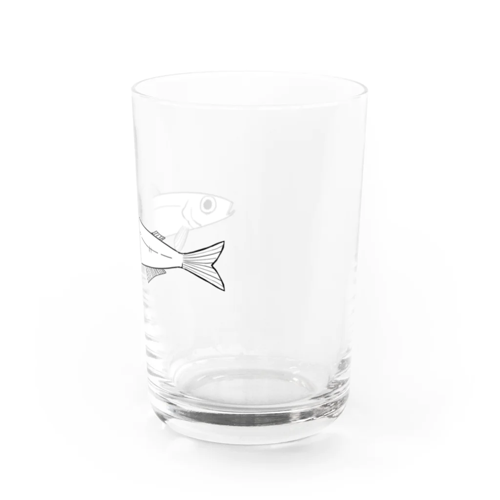 死魚屋のワカサギ Water Glass :right