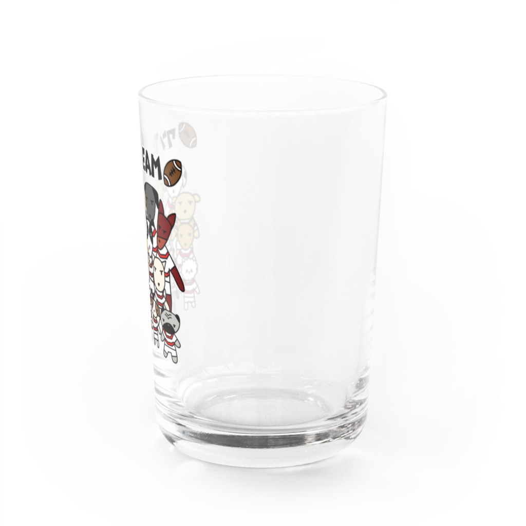 麦畑のワンTEAM Water Glass :right