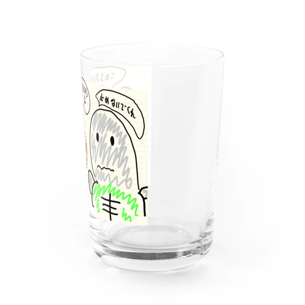 mattyuuの調和級数大好きカメさん_クマさん心配ver. Water Glass :right