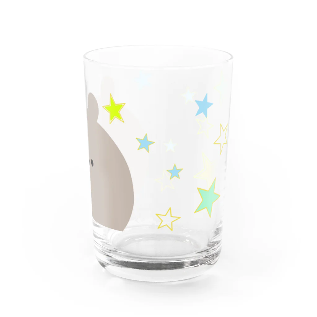 ユウィズのラブカップルくま（スター） Water Glass :right