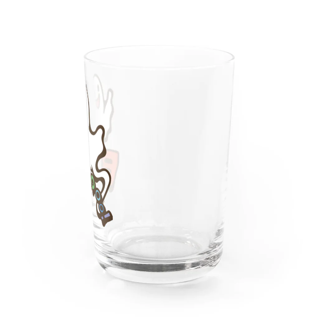 Cɐkeccooのおばけちゃんばぁ!(Boo!ゴースト)カラフル Water Glass :right