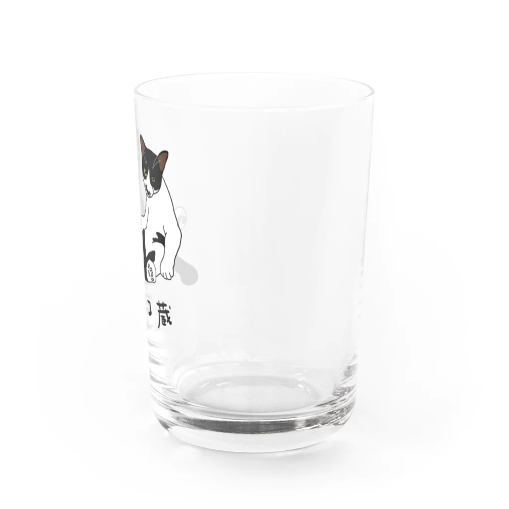 たんたん保護猫グッズのモコ蔵くん Water Glass :right