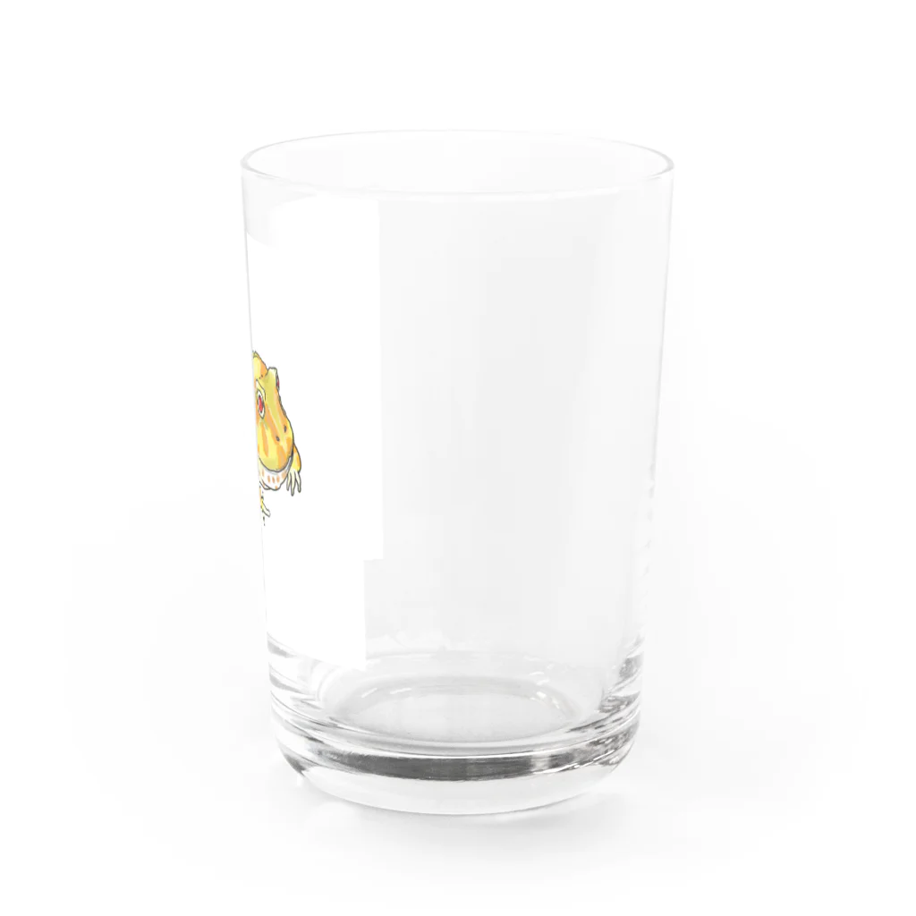 お絵描き看護師のカエルグッズ Water Glass :right