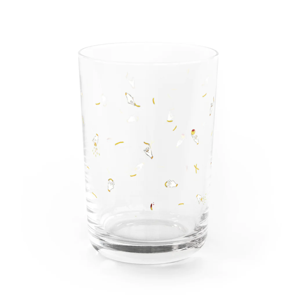 ペチッタぺチットのレモンと戯れる手首 Water Glass :right