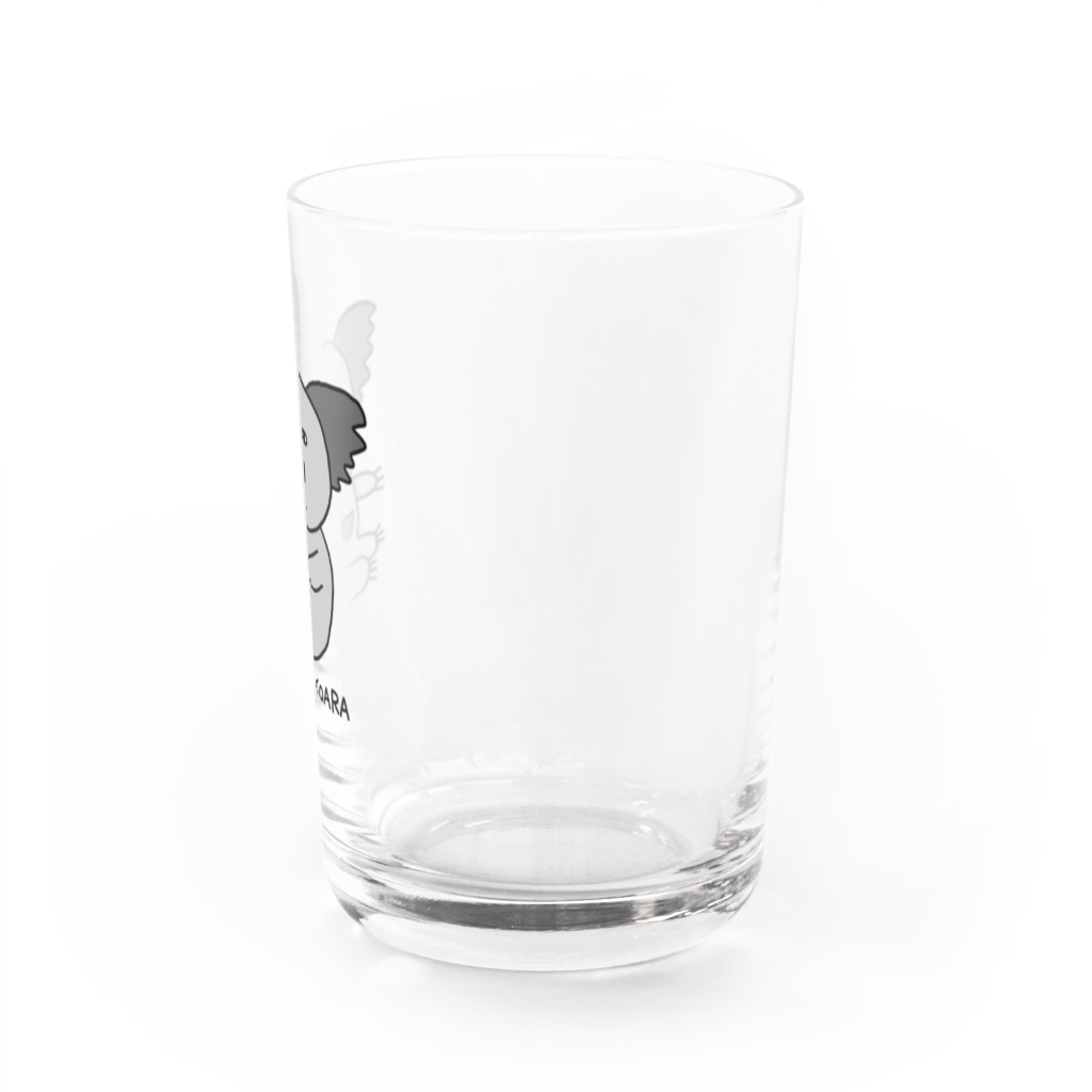 麦畑のコアラG(下手な絵) Water Glass :right