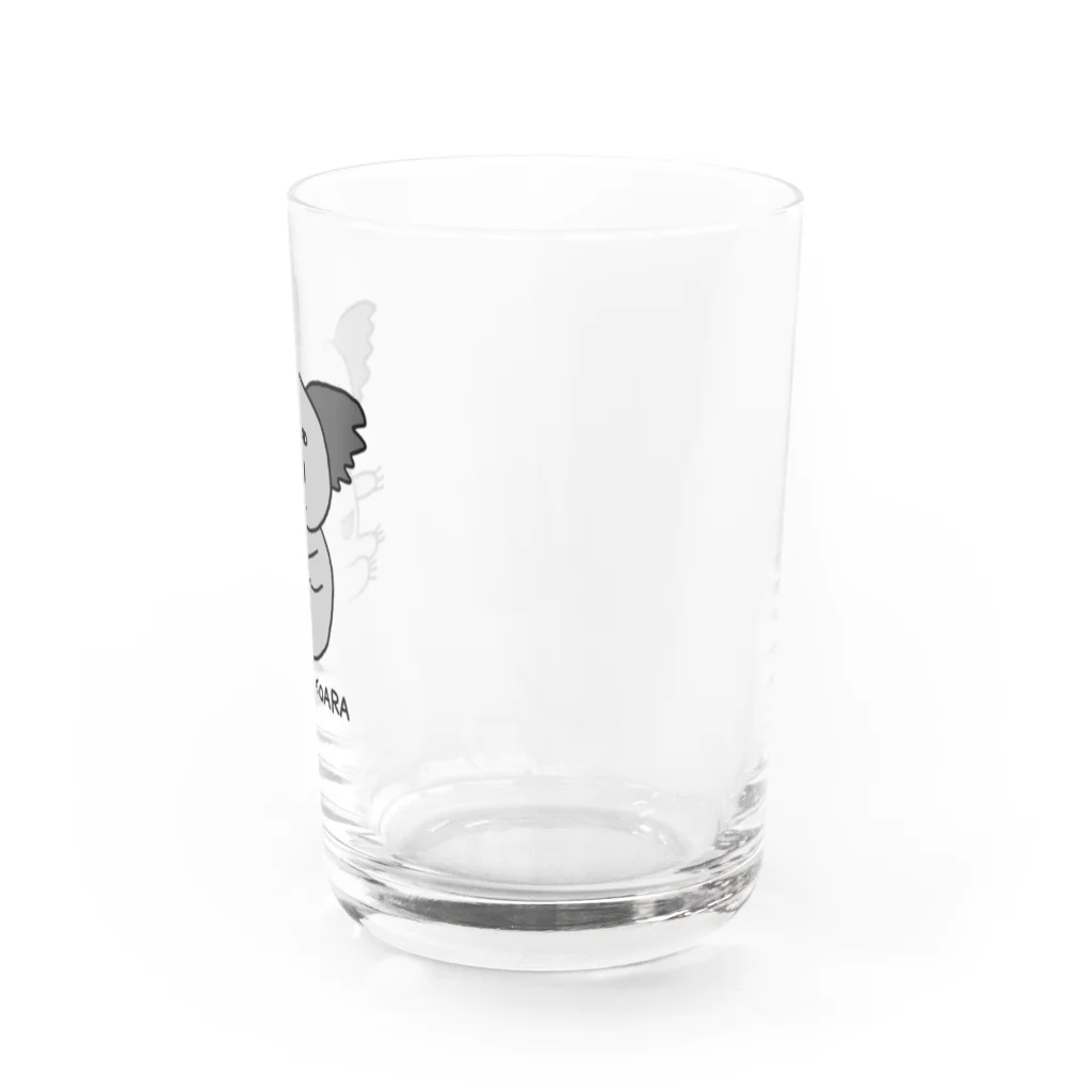 麦畑のコアラG(下手な絵) Water Glass :right