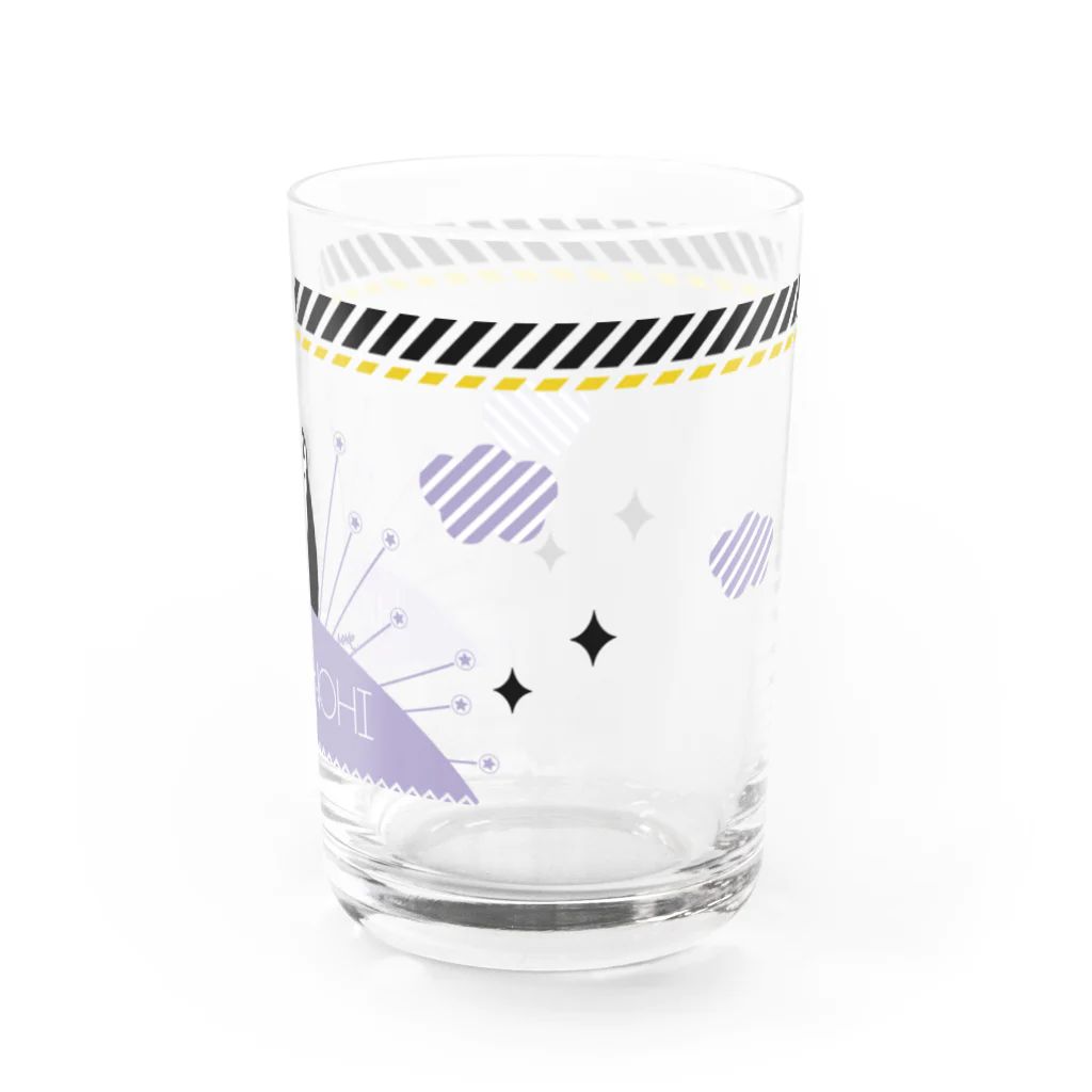 ハレノヒのミセのしたまつげペンギングラス Water Glass :right