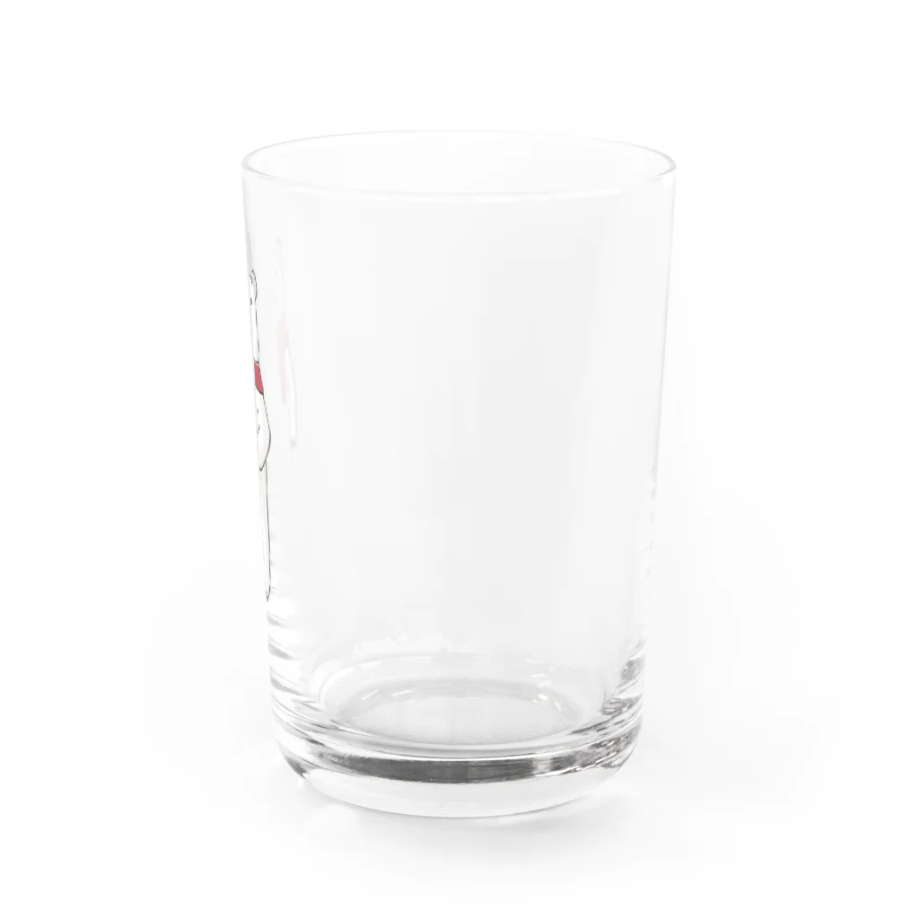 なほこはぐのMr. ポーラーベアー Water Glass :right