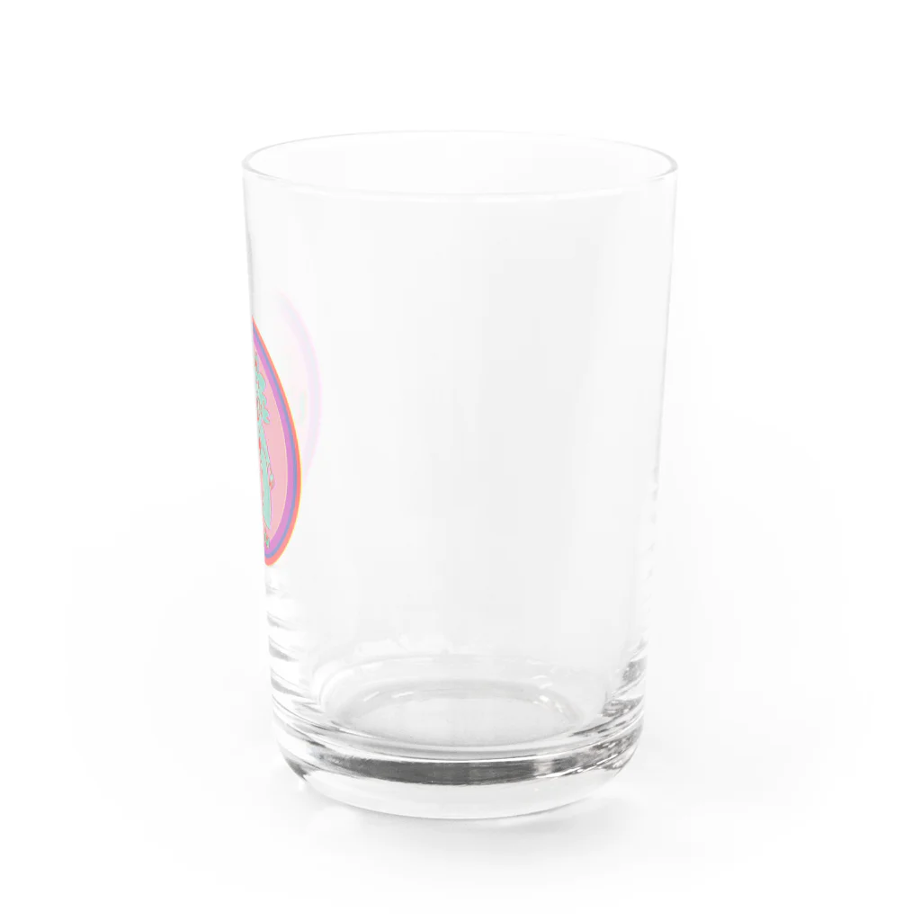 momos-artの8ボール子ちゃん Water Glass :right