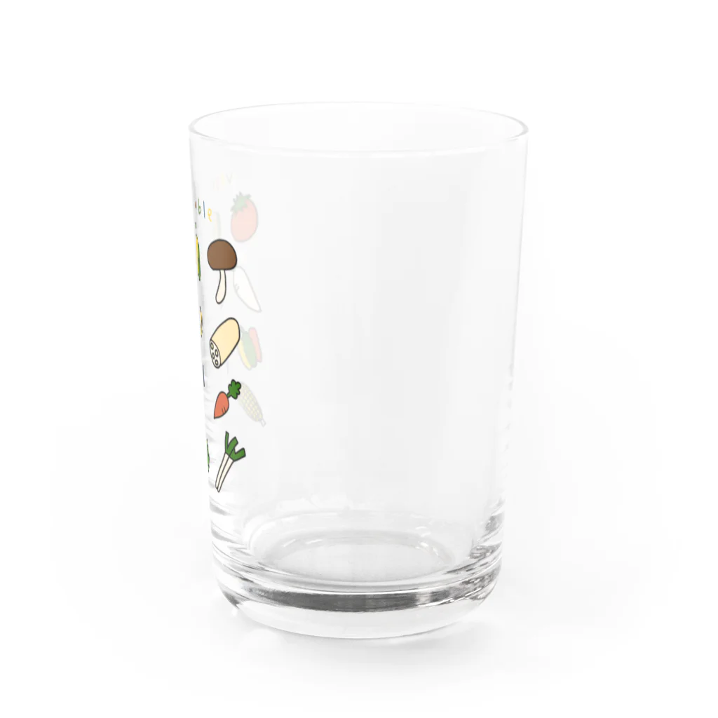 麦畑の野菜イラスト Water Glass :right